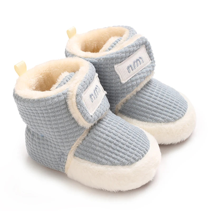 Winter Boots For Baby Boys And Girls Snow Soft Sole Anti Slip And Warm Flat Shoes Baby's First Walking Baby Shoes Boots 0-18