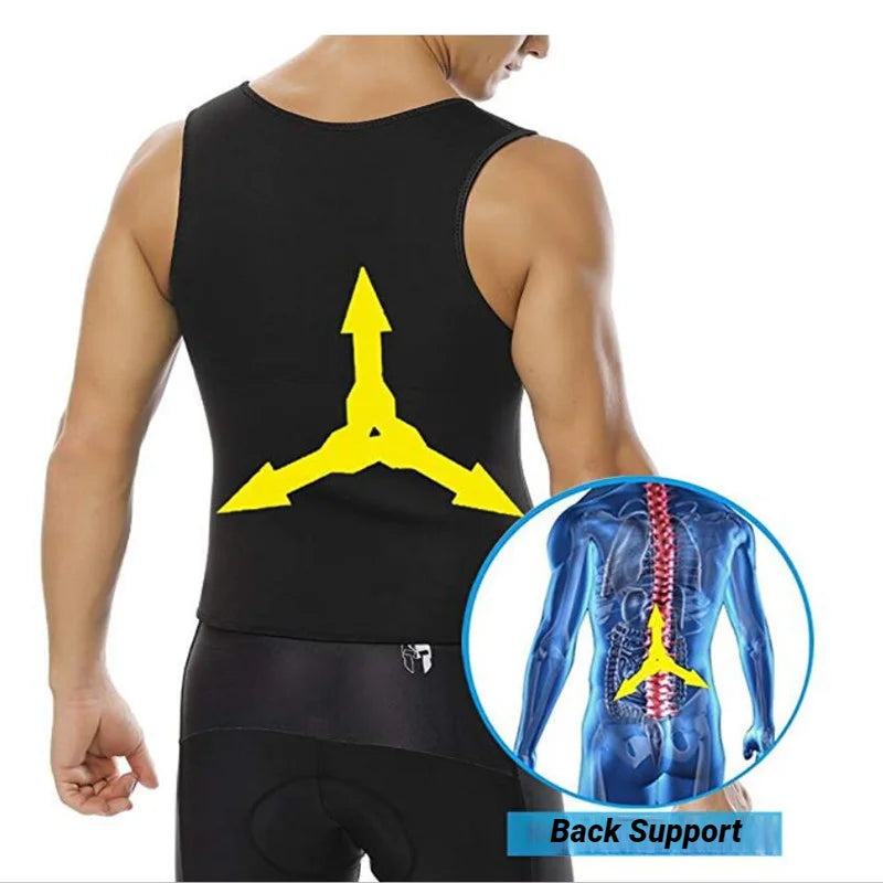 Sauna Sweat Suit Weight Loss Shapewear Top Weighted Shirt Sauna Vest Workout Exercise Gym Short Sleeves Men Women