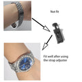 3pcs Men's Silver Watch Set Hip-hop Punk Inlay Diamond Watch+Cuban Chain+Bracelet Comes With Strap Adjuster Stylish Jewelry Gift