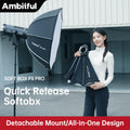 Ambitful FS 40/60/80 PRO Quick Release Softbox Standard Detachable Bowens Mount Octagon Softbox For Studio LED Video COB Ligh