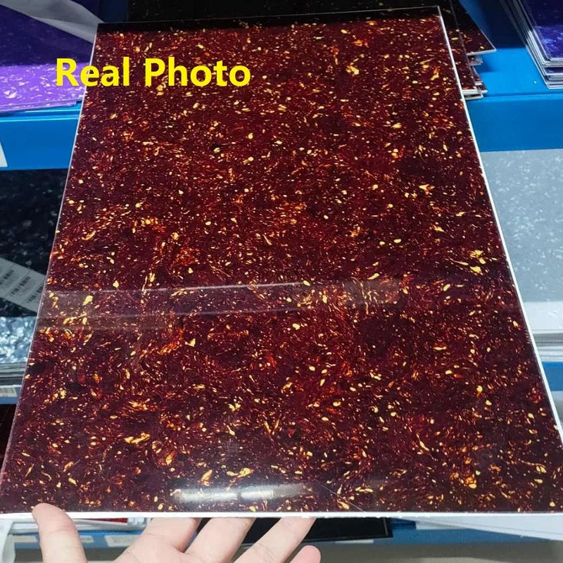 FLEOR 1PC Electric Guitar Bass Pickguard Scratch Plate Pickguard Material Blank Sheet Custom Plate 430x290x2.3mm for Guitar DIY