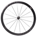 RUJIXU 700C 40mm Carbon fiber tube hub straight flat spoke road bike v brake wheelset rim brake wheel