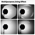 AMBITFUL PS30/PS50 SE 30cm 55cm Mini Quickly Release Bowens Mount Octagon Softbox + Honeycomb Grid Outdoor SoftBox for LED Flash