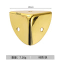 12pcs Round corner triple cornered metal corner protection edge hardware wooden box right-angle corner protection edge