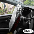 Car Steering Wheel Sun Shade Double Thick Sun Protection Foldable Anti-uv Sunscreen Car Supplies Car Steering Wheel Cover Silver