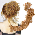 Messy Bun Hair Piece Curly Wavy Hair Bun Scrunchies Extensions Long Ponytail Extensions Ponytail DIY Wrap Around Bun Hair