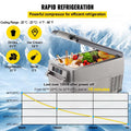 32L/42L Car Portable Electric Cooler Compressor Cooling with Digital Display Temp Control for Home, Outdoor, Camping and Travel