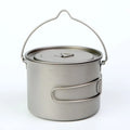 Outdoor Picnic Titanium Cooking Pot 750ml 900ml Hanging - View 6 | SAMAG