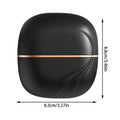 Mini Cordless Hair Straightener Brush, Rechargeable 3-Speed Temp Control, Anti-Scald Portable Travel Hair Styling Comb
