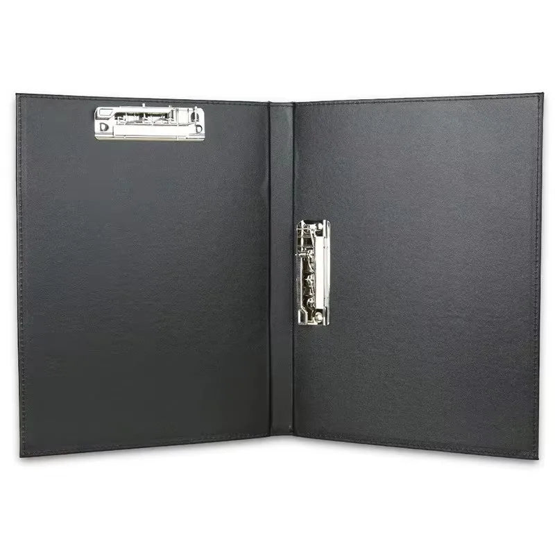 A4 PU Leather Planner Notebook Ring Binder File Folder Portfolio Office School Folder for Documents A4 Paper Writing Board