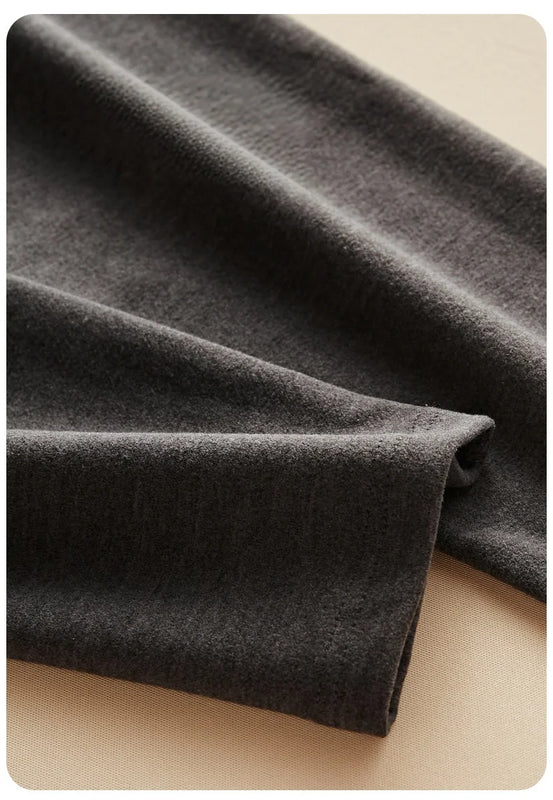 Women's High-Waisted Leggings  Autumn Winter Slimming Flattering Warm Outerwear Slimming Socks Plush Woolen Thermal Cotton