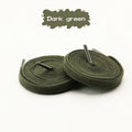 Classic Solid-Color Flat Laces Premium Cotton Casual Shoelaces Sneaker Shoelace Shoe accessories 1Pair