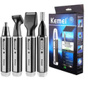 Kemei Rechargeable All in One Hair Trimmer for Men&women Electric Shaver Beard Trimmer Face Nose Ear Eyebrow Trimmer for Nose