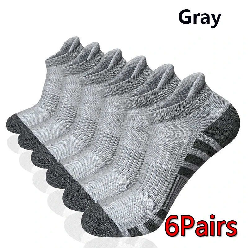 Pairs Ankle Athletic Running Socks Breathable Cotton | SAMAG