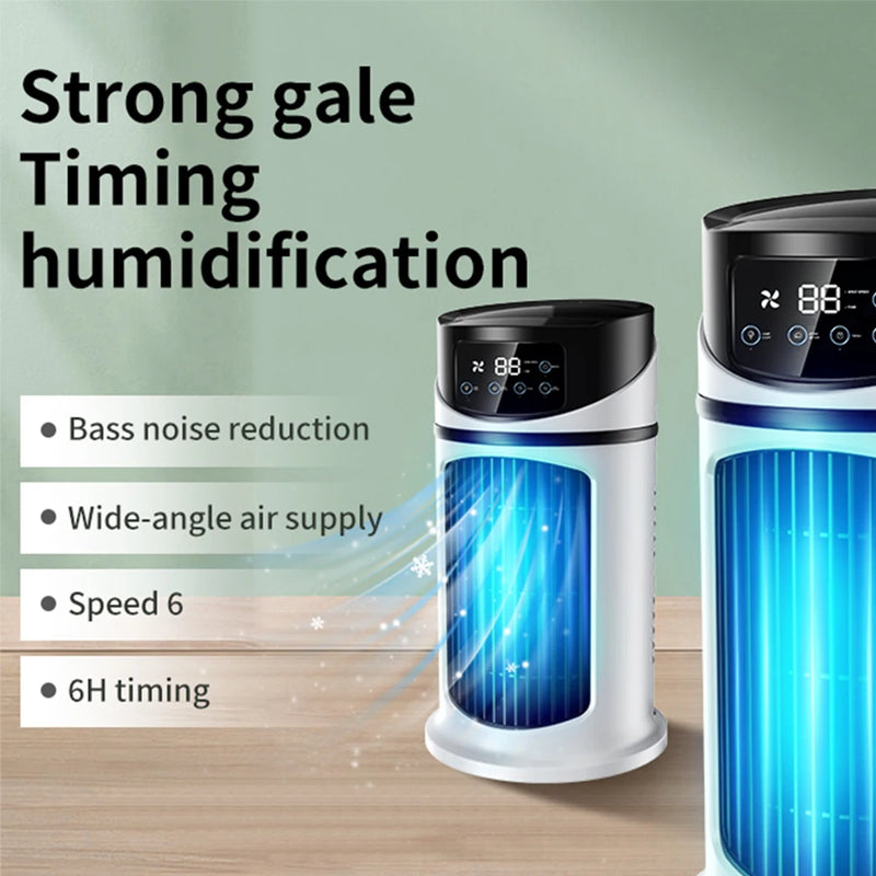 Portable Mini Air Conditioner Air Cooler Fan Water Cooling Fan Air Conditioning Air Cooler For Office Mobile Air Conditioner