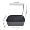 Automatic Electric Parrot Bathing Pool Bird Shower Tub with Water Circulation System for Small Birds Pet Cleaning Grooming