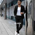 Gray Men's Suit 2 Piece Suit Summer Casual Jacket Pants Formal Wedding Tuxedo Groom Clothes Custom Color Blazer XS-5XL