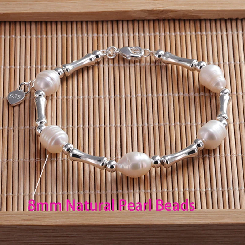 VENTFILLE 925 Sterling Silver Zircon Love Heart Bracelet For Women Bowknot Stars Bead Snake Bone Chain - Visuel 14 | SAMAG
