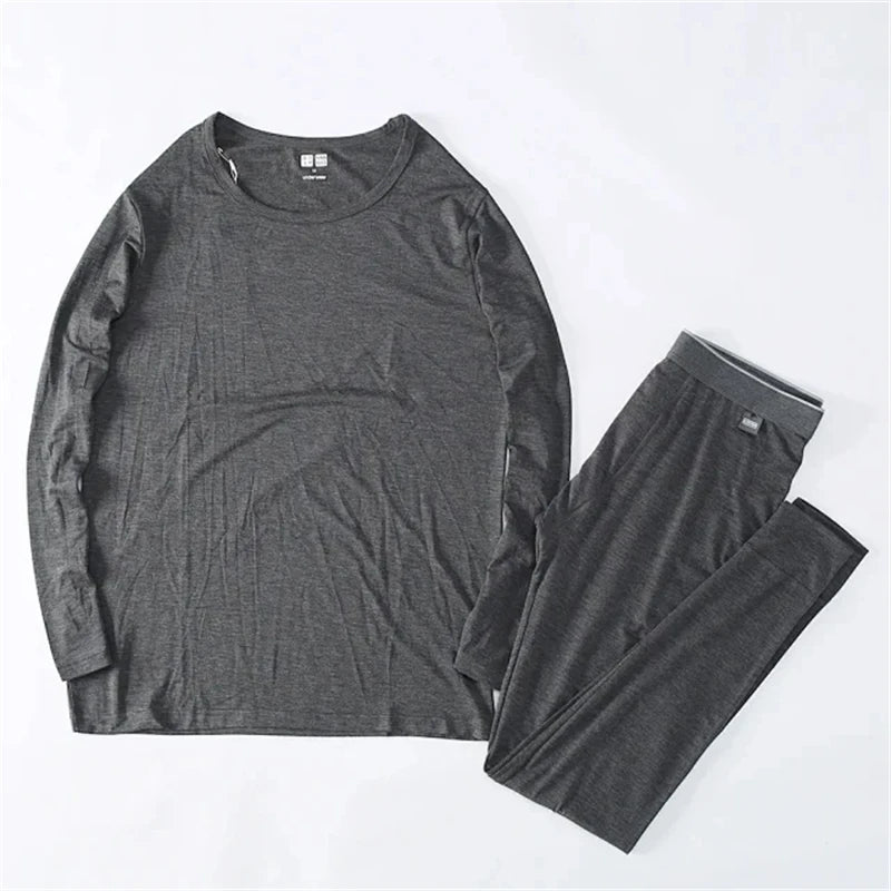 Thermal Lightweight Breathable Heating Underwear Set Quick Dry High Elasticity Autumn Winter Home Use Men Women Innerwear