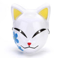 Japanese Anime Demon Fox Mask Cosplay Sabito Makomo Tanjiro Lightweight Plastic Thicken Animal Halloween Party Costume Props