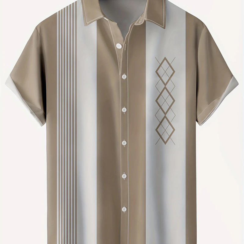 New Hawaii Men's Vintage Shirts Casual Breathable Short | SAMAG