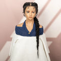 Cornrow Braided Wigs for Women Knotless 30 Inches Synthetic Conrow Braids Wig with Baby Hair Ponytail Transparent Full Lace Wig