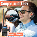 ABBREE Walkie Talkie Wireless Bluetooth Headphone Handsfree Earpiece Replacement for Baofeng UV-5RH UV-32 DM-32 UV-5R MINI UV-21