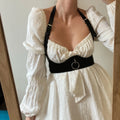 Women Fashion Belt Punk Waist-to-Shoulder Leather Body Harness Suspenders for Women Decorative Belt Gothic Clothing Accessories