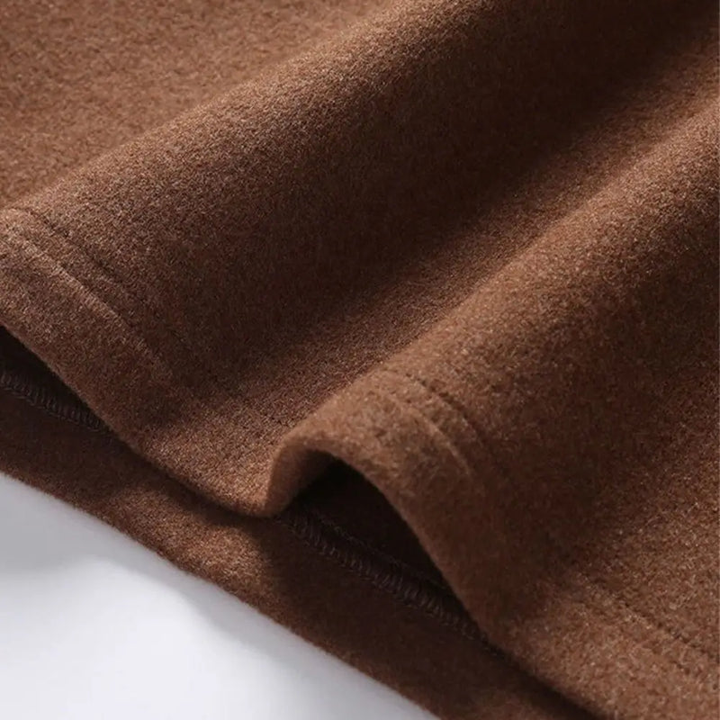 Polyester Men's Thermal Underwear Cold Weather Thermal Clothes Warm Long Sleeve Shirt Base Layer Plus Velvet Shirt