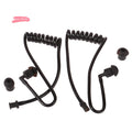 Y-2Pcs For Radio Earpiece Headset Walkie Talkie Earphone Coil Spring Air Tube Coil Acoustic Air Tube Earplug Replacement