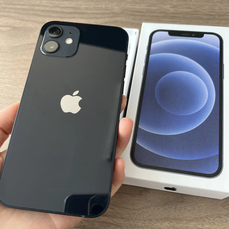 CN&US Version Original Apple iPhone 12 64GB 128GB 256GB ROM 6.1" Genuine Super Retina OLED Face ID NFC IOS Unlocked 5G iPhone12