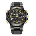 LIGE Electronic Men's Wristwatch Luxury LED Display Luminous Sports Man Watch Waterproof Military Quartz Alarm Date Watches Male