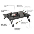 Pandatour Camping Outdoor IGT Table Gas Stove Wood Grain | SAMAG