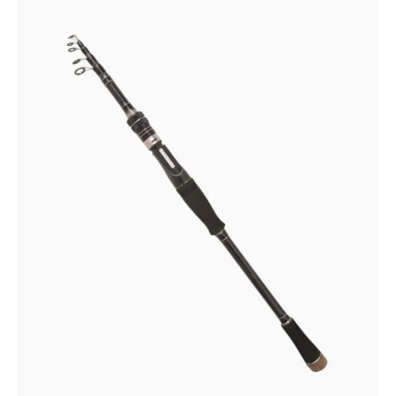 1.8m-3.0m Ultra Light Carbon Fiber Retractable Fishing Rod Portable Spinning Casting Rod Outdoor Trout Fishing Pole