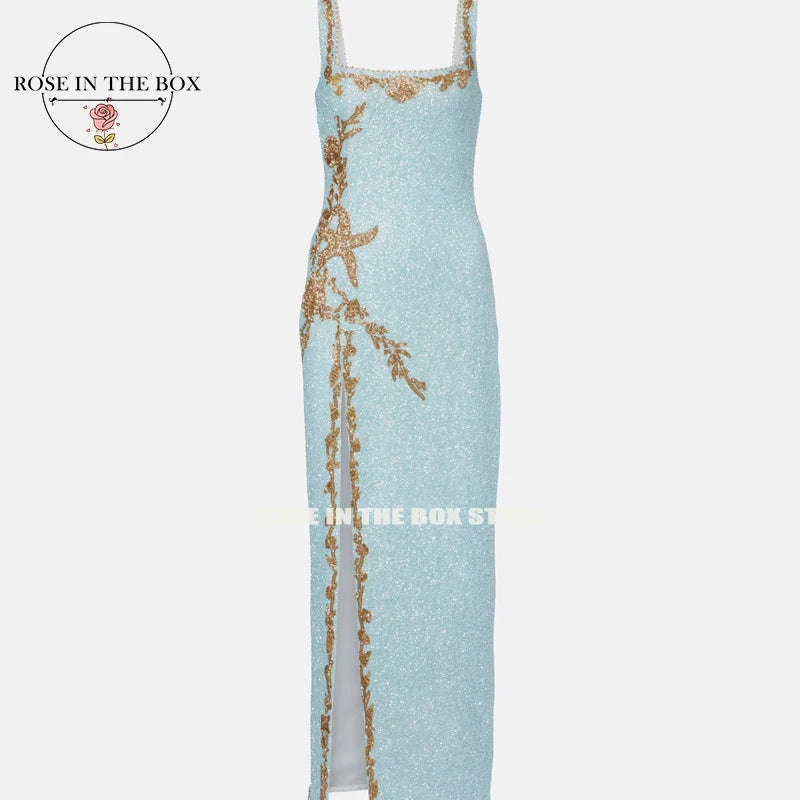 ROSEINTHEBOX Customized Mermaid Long Beaded Evening | SAMAG