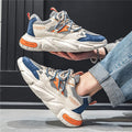 Streetwear Men's Mesh Platform Sneakers 2026 Spring New Anti Slip Height Increasing Casual Youth All Mat Footwear