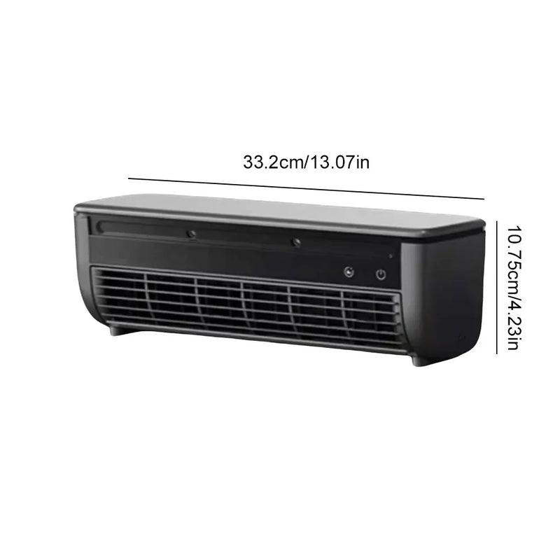 Wall Mount Air Cooling Fan Silent Rechargeable Portable Air Conditioner Fan 3 Speeds Cooling Electric Fan Home Kitchen Bathroom