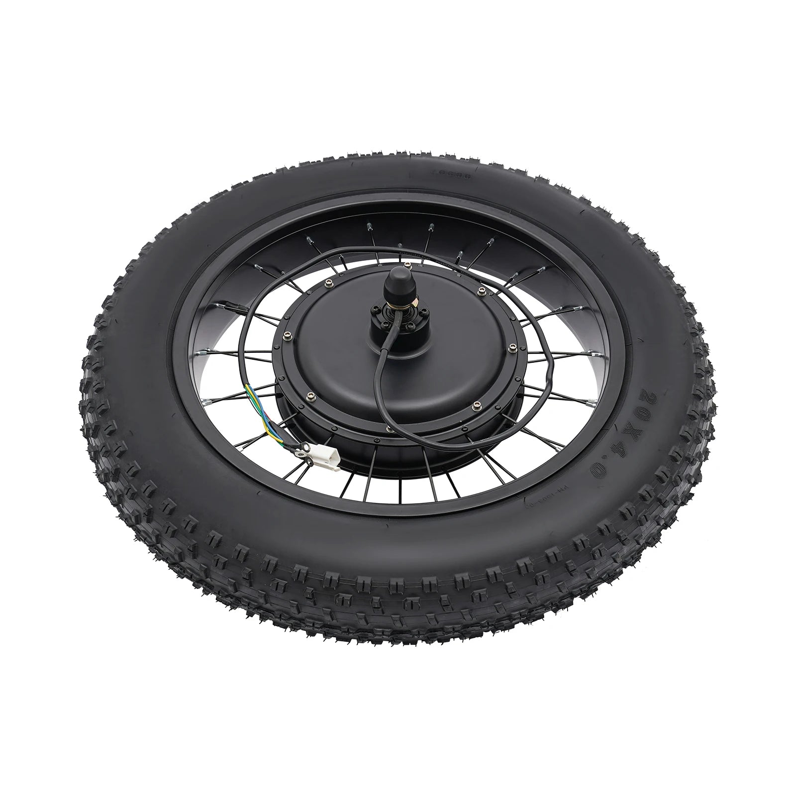 Rear Wheel Conversion Kit, Electric Bicycle Wheels, 20 Inch 48V 1500W Fat Bike E-bike Kit, LCD Display, High Efficiency Brushless Gearless Motor, PAS Sensor, Durable Rubber, Aluminum, Stainless Steel, Rust Resistant, DIY Snow