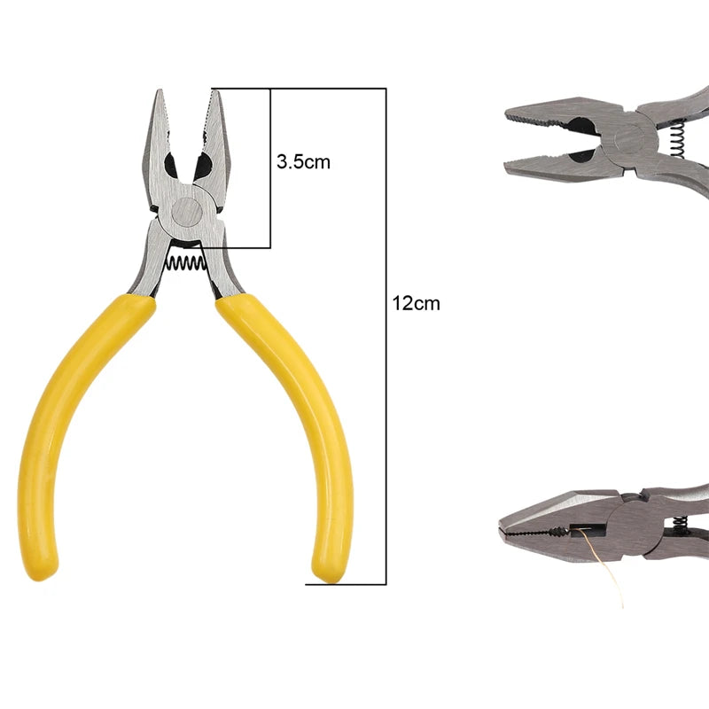 Multifunctional Hand Tools Jewelry Pliers with round Nose End - Cutting Wire Tool for DIY Handmade Jewelry Making Accessories