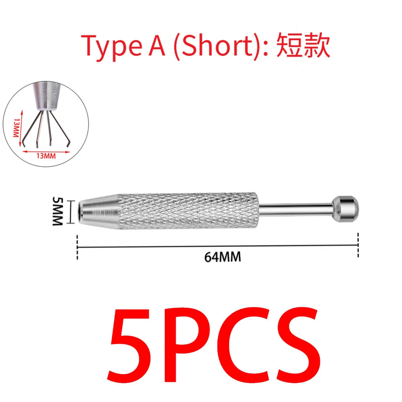 Metal Non-slip Handle Claw Pickup Tool For Piercing Ball Jewelry Grabber Diamond Catcher Aluminum Alloy Wholesale Tool
