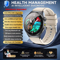 2026New AI-Diagnosis Care Smartwatch ECG+PPG Accurate Uric Acid Blood Pressure Body Fat Five organ Fitness Waterproof Smartwatch