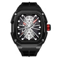 MEGIR Luxury Skeleton Automatic Mechanical Men Watch Original Waterproof Luminous Wristwatch Male Mechanical Clock Reloj