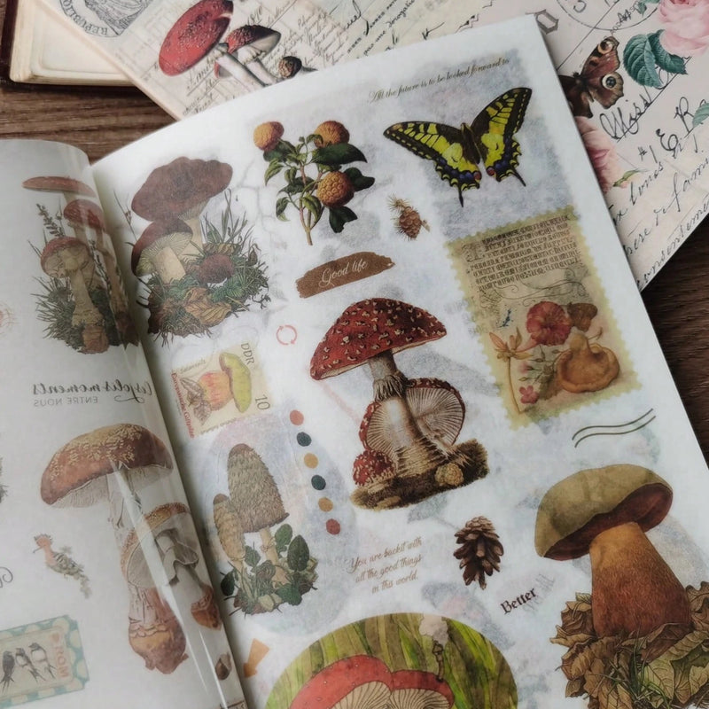 20 - page retro sticker book featuring a series of plants - View 2 | SAMAG