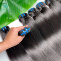 18A Light Yaki Straight Hair Bundles 4PCS Deal Natural Color 100% Human Hair Bundles Quick Weaves Sew In Human Hair Extensions