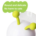 Interactive Caterpillar Cat Toy Motion Activated Teasing Stick with Feather Tail Rechargeable Intelligent Caterpillars Cat Toys