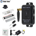 Smart Wireless Access Control System Kits Keyless 433Mhz Remote Control Unlock Kit Gate Opener Electronic Lock System Door Entry