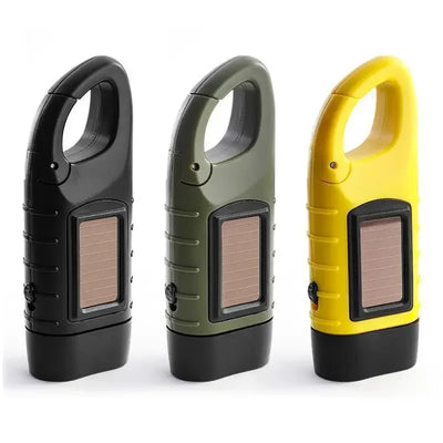 Multi Functional Solar Powered Hand Cranked Charging LED | SAMAG
