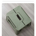 Folding Step Stool Strong Load-bearing Heavy-Duty Chair Travel Use Compact Collapsible Chair with Handle Camping Supplies