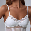 Sexy lace U-shaped backless lingerie for women without steel rings beautiful back bra ultra-thin invisible bra cross-border b