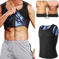 1pcs Men's Shapewear Zipper Coated Silver Vest Exercise slimming corset Compression Sweat Reducing Fat Sauna Tops Waist Trainer